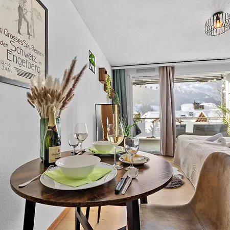 Daire Zentrales Mit Mega Bergblick, Titlis, Luzern, Lake, Kurpark Engelberg