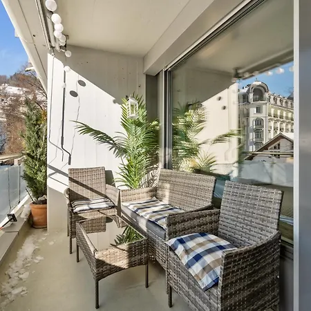 Appartement Zentrales Mit Mega Bergblick, Titlis, Luzern, Lake, Kurpark *